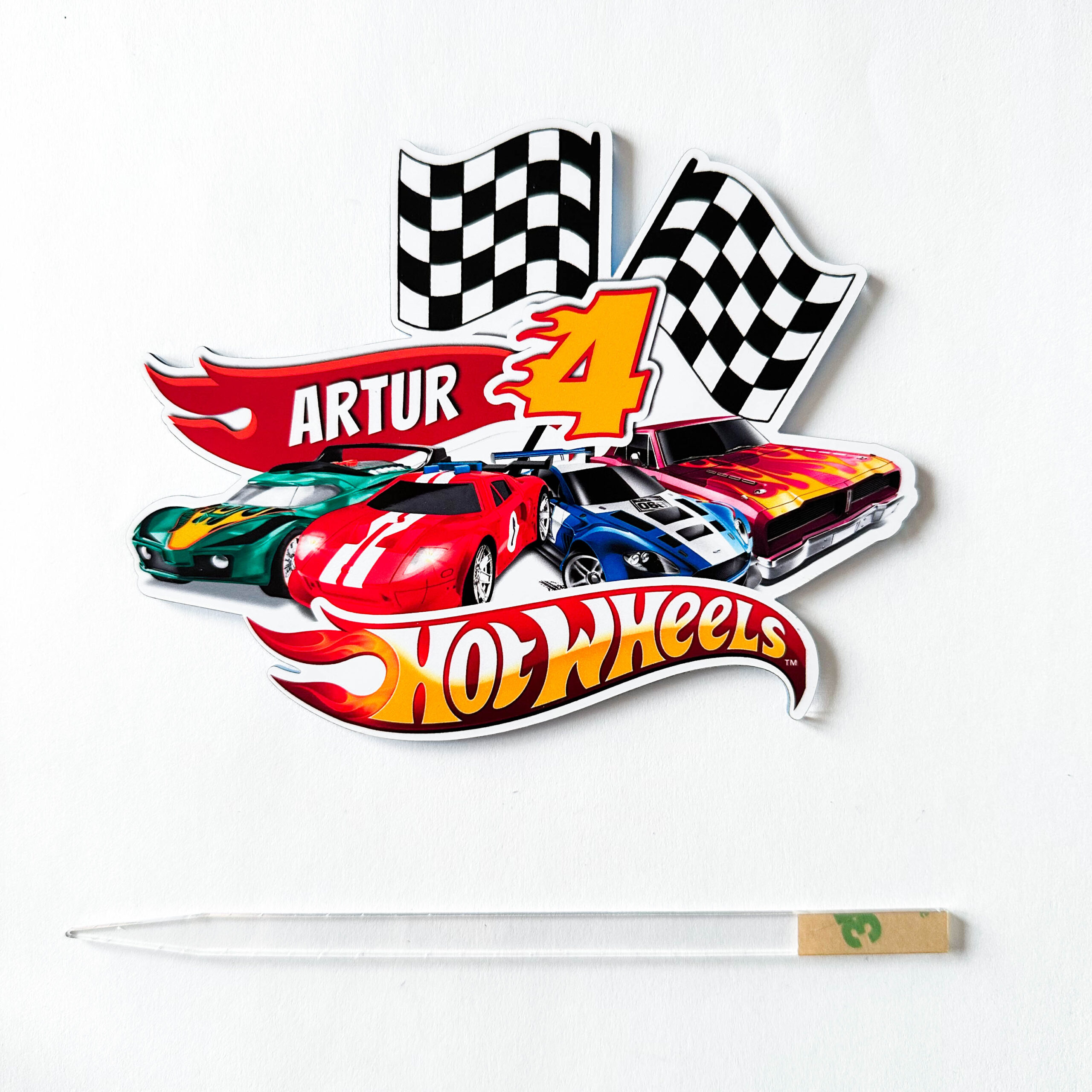 Personalizovaný zápich - Hot Wheels