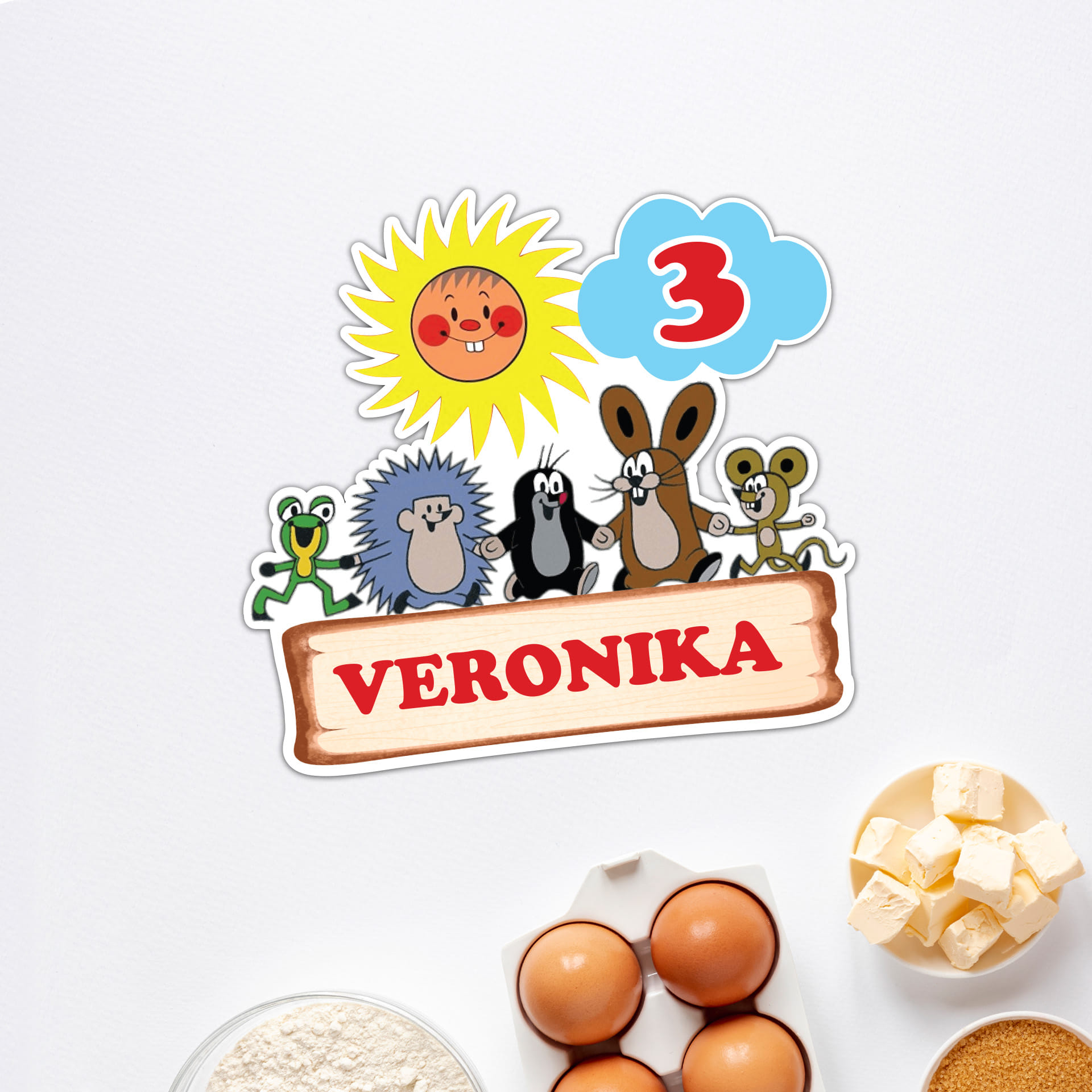 Personalizovaný zápich – Krteček 2