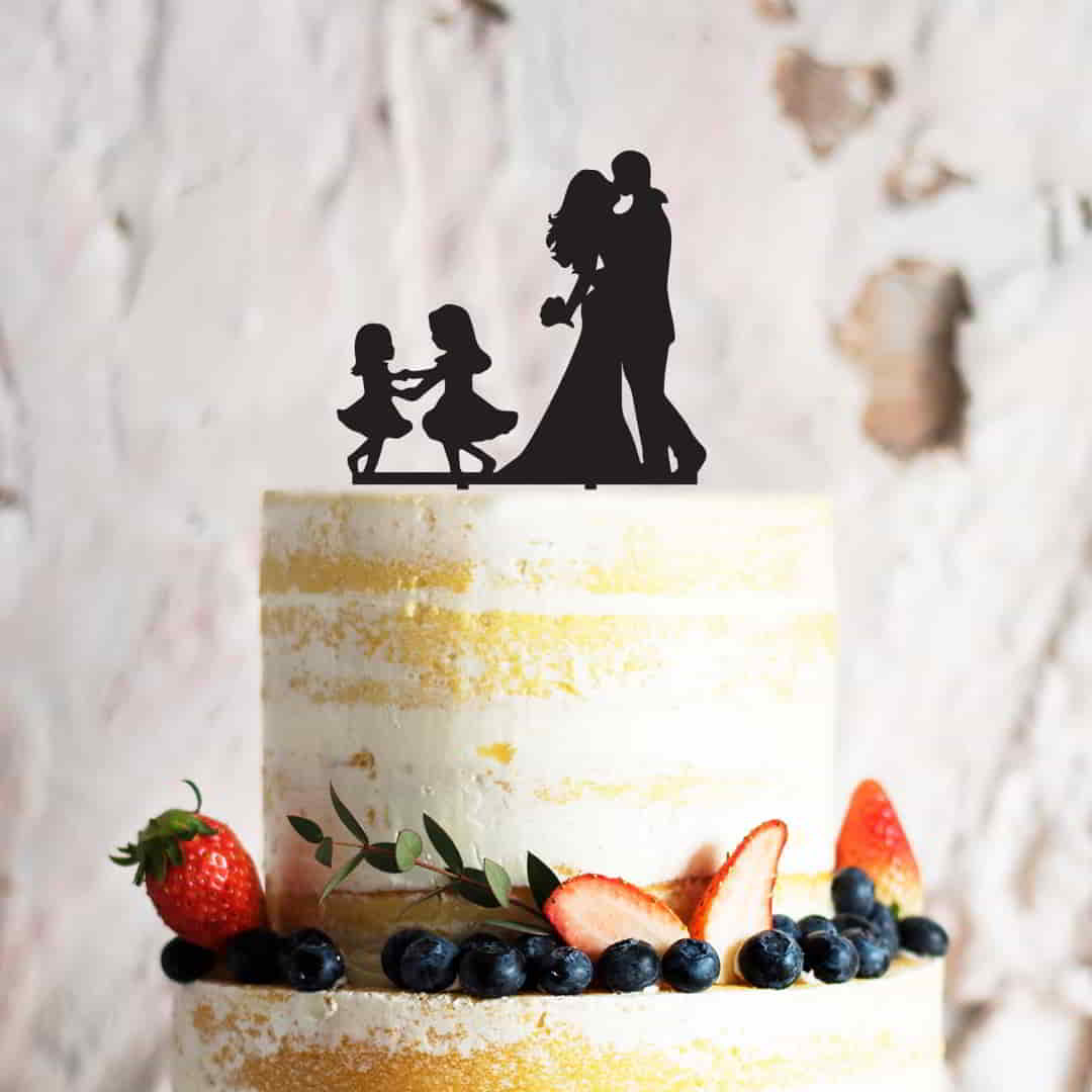 Zápich na dort - Svatební pár 55