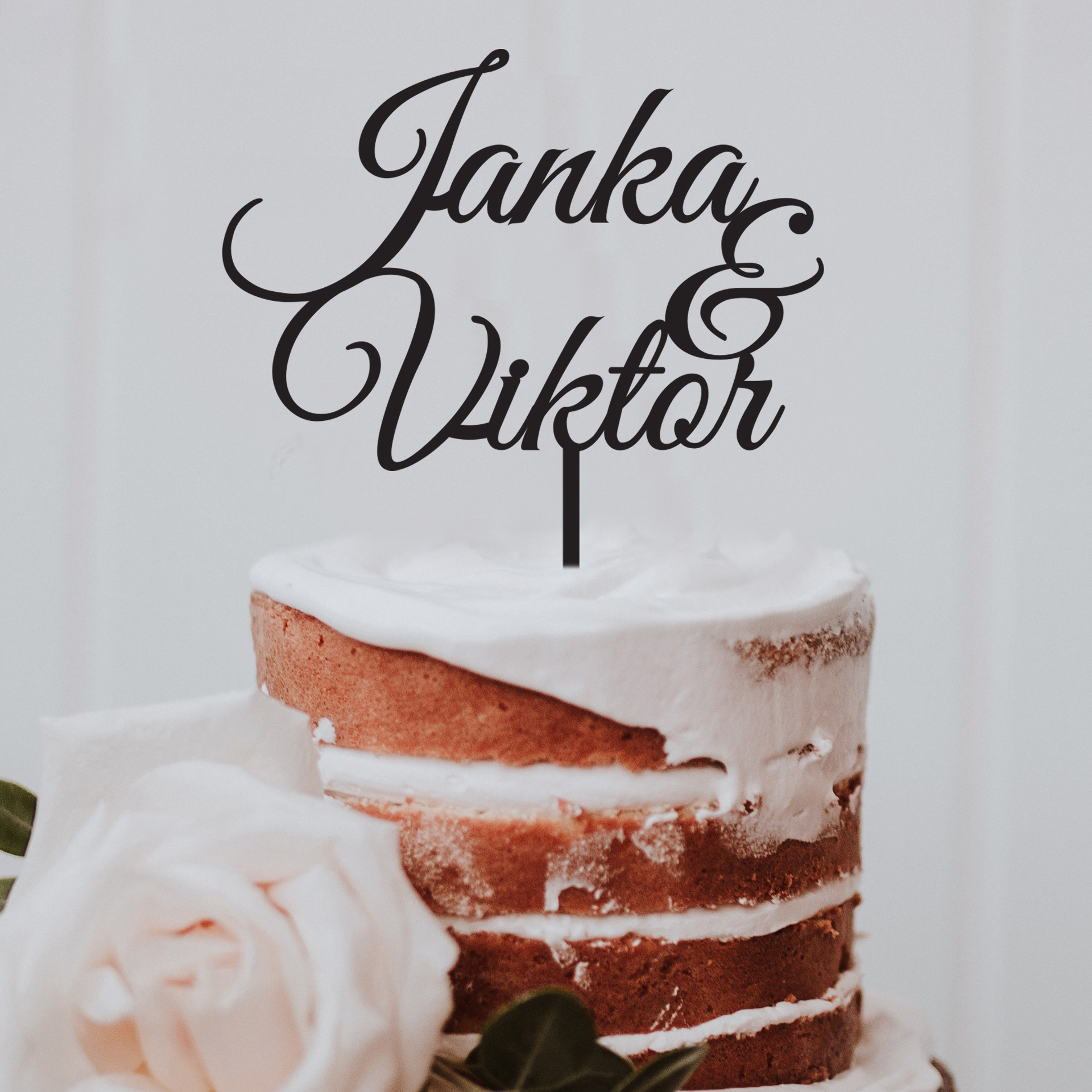 Zápich na dort - Svatební jména 7