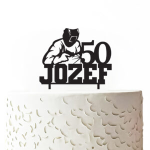 Zápich na dort - Svářeč - jméno a číslo